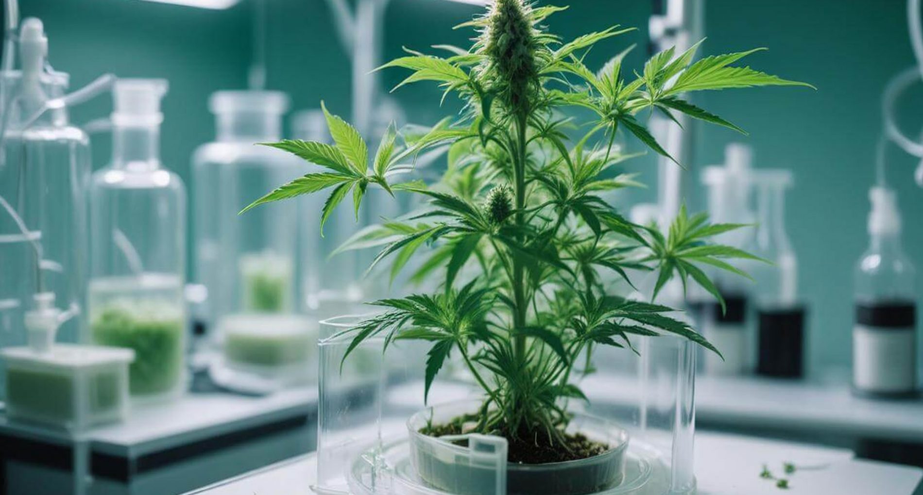 Laboratoire de recherche sur le cannabis médical.
