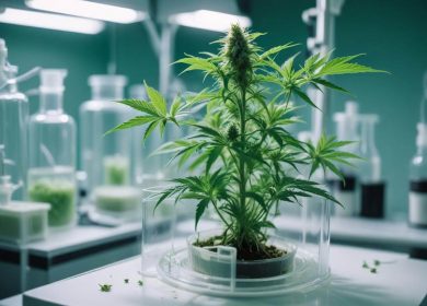 Laboratoire de recherche sur le cannabis médical.